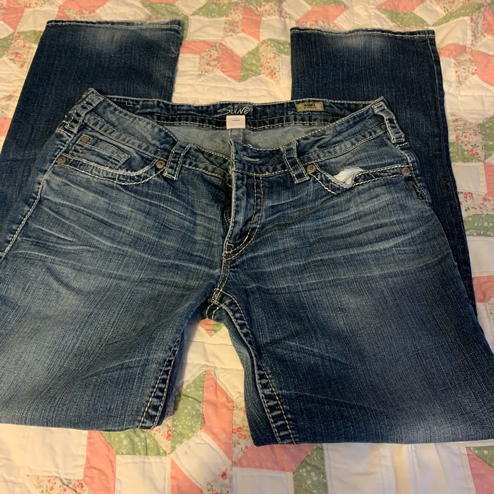 Women’s Silver Suki straight leg jeans
